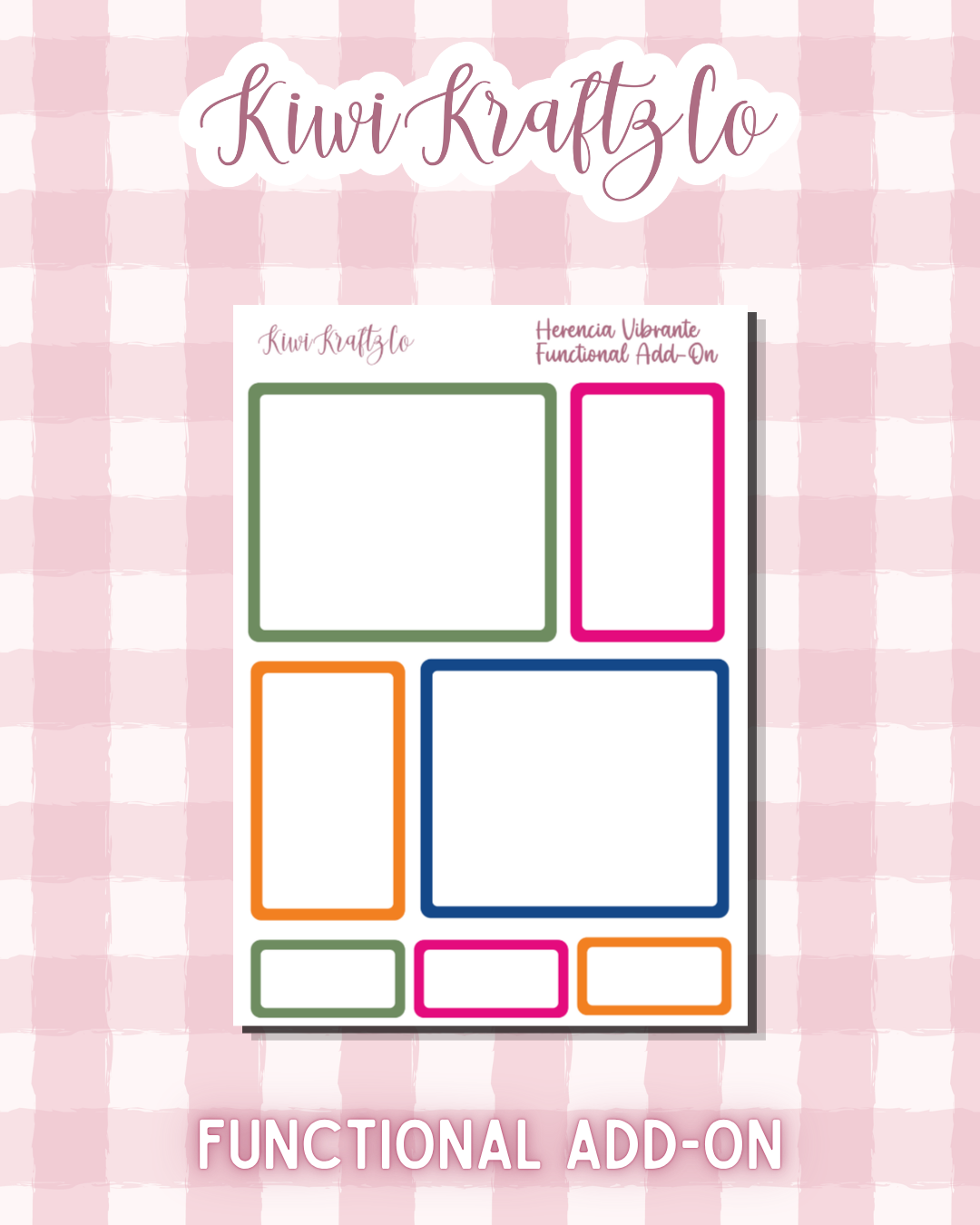 Herencia Vibrante PHYSICAL Sticker Kit - Standard Size