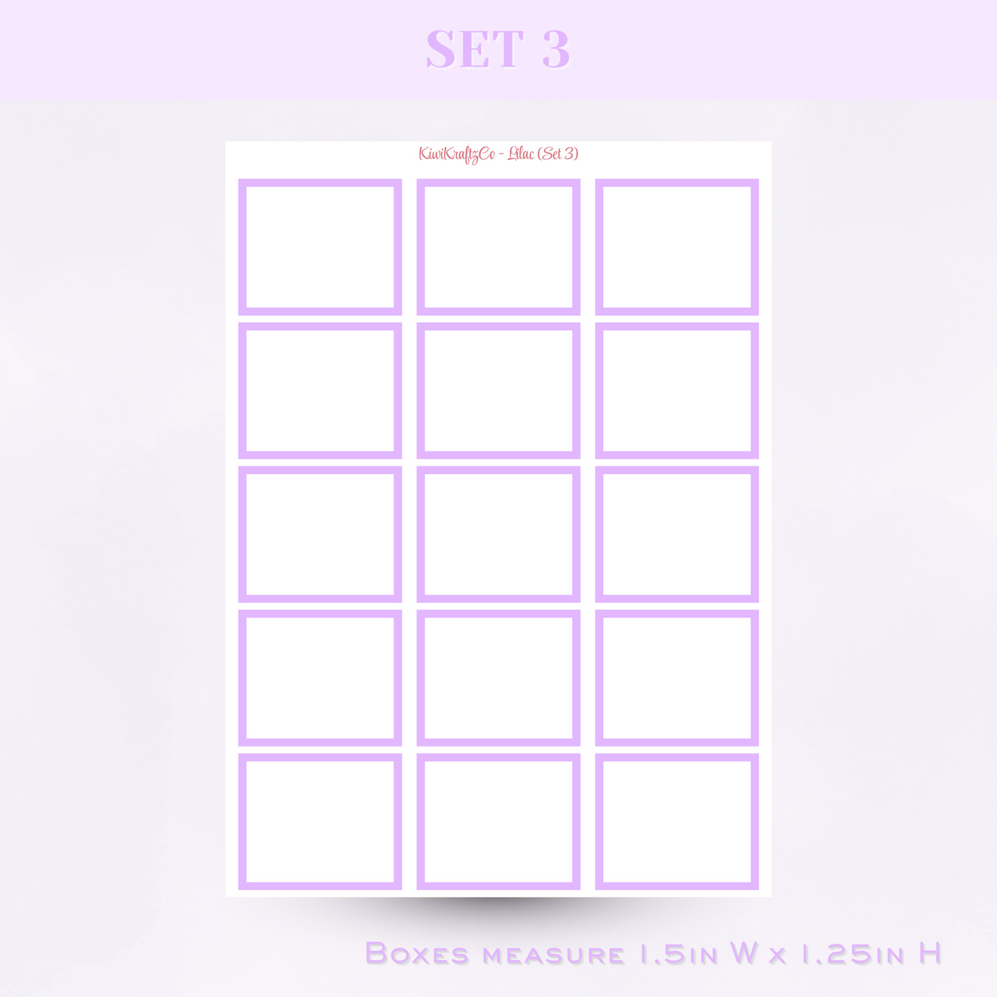 Pastel Functional Shapes - Lilac