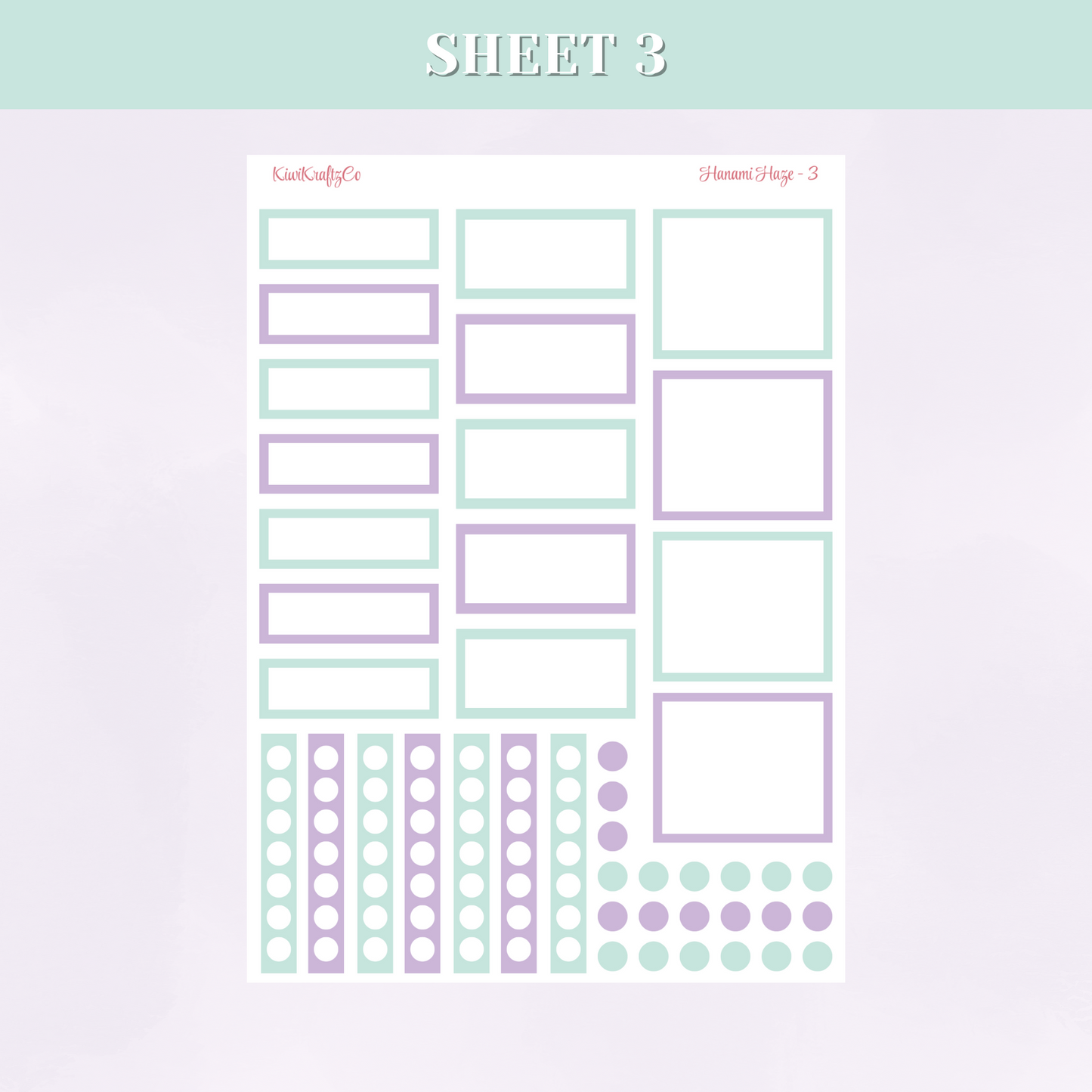 Hanami Haze PHYSICAL Sticker Kit