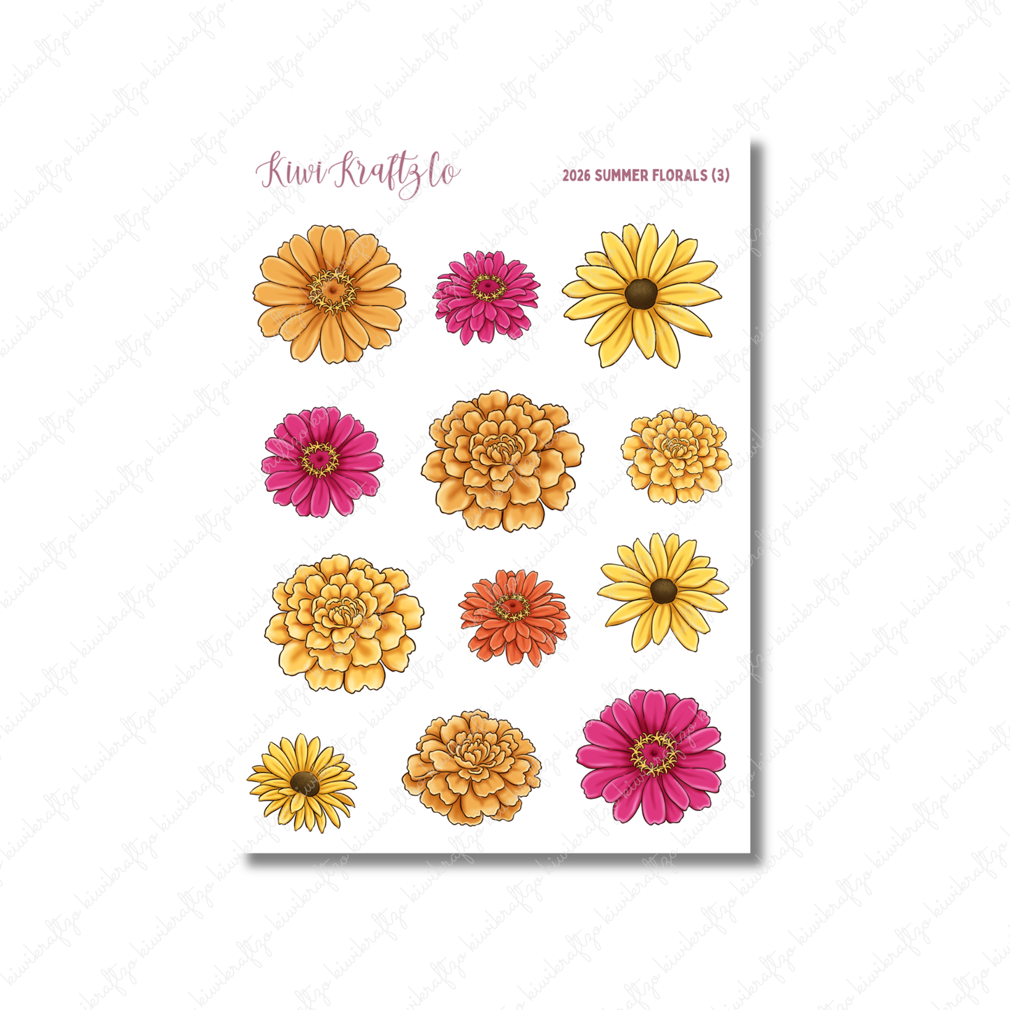 2026 Summer Florals - Standard Size