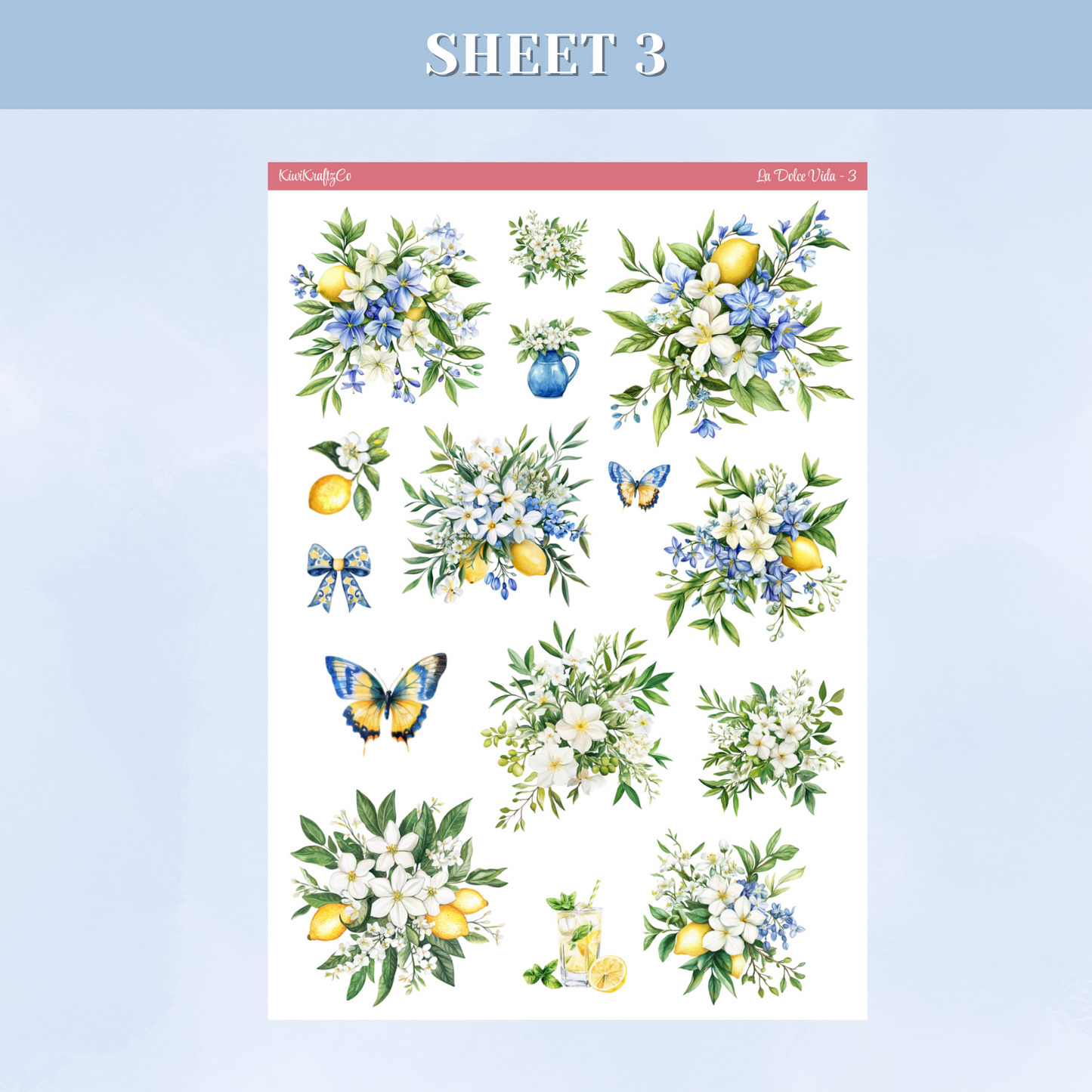 La Dolce Vida PHYSICAL Sticker Kit