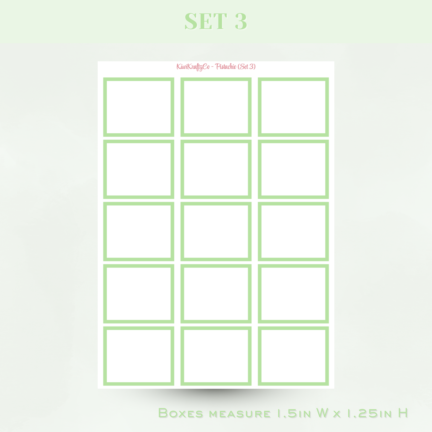 Pastel Functional Shapes - Pistachio
