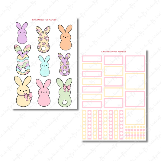 Lil Peeps PHYSICAL Sticker Kit - Petite Size