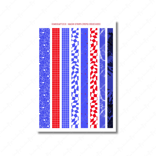 Pepsi Obsessed Washi Strips