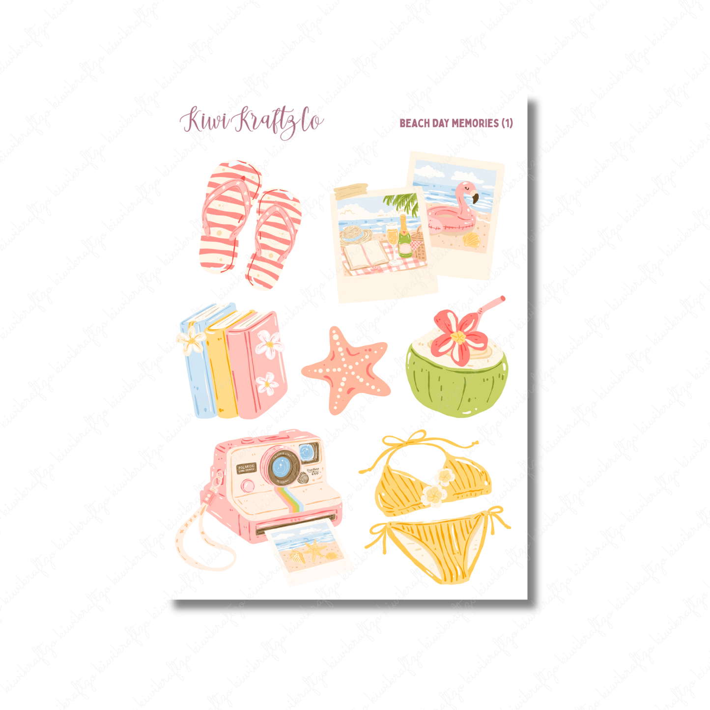 Beach Day Memories DIGITAL Bundle
