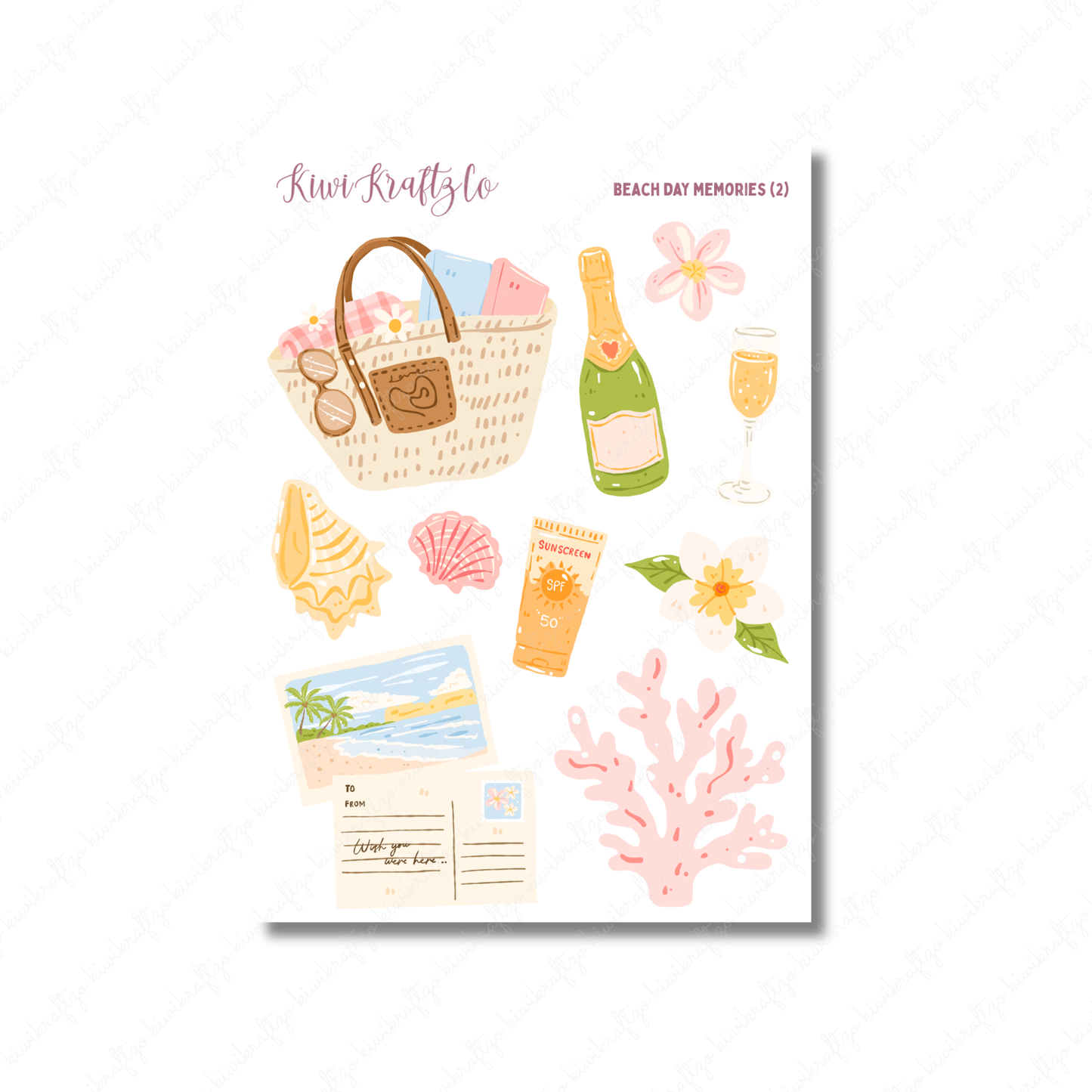 Beach Day Memories DIGITAL Bundle