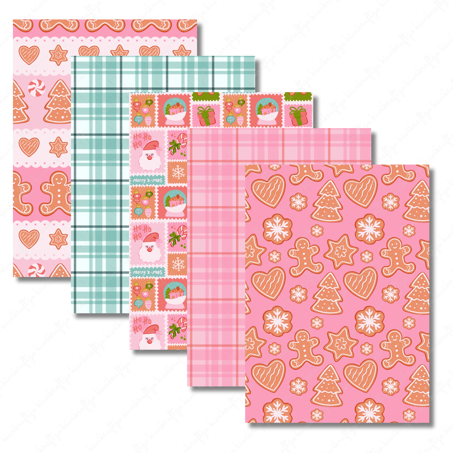 Sweet Christmas Evening Tearable Sticker Sheets