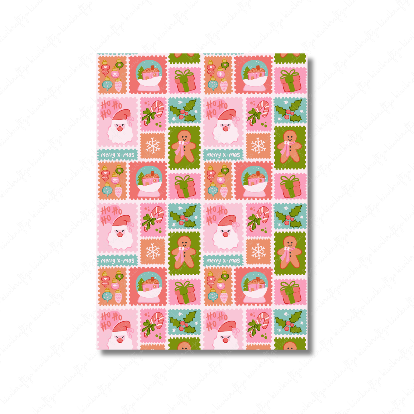 Sweet Christmas Evening Tearable Sticker Sheets