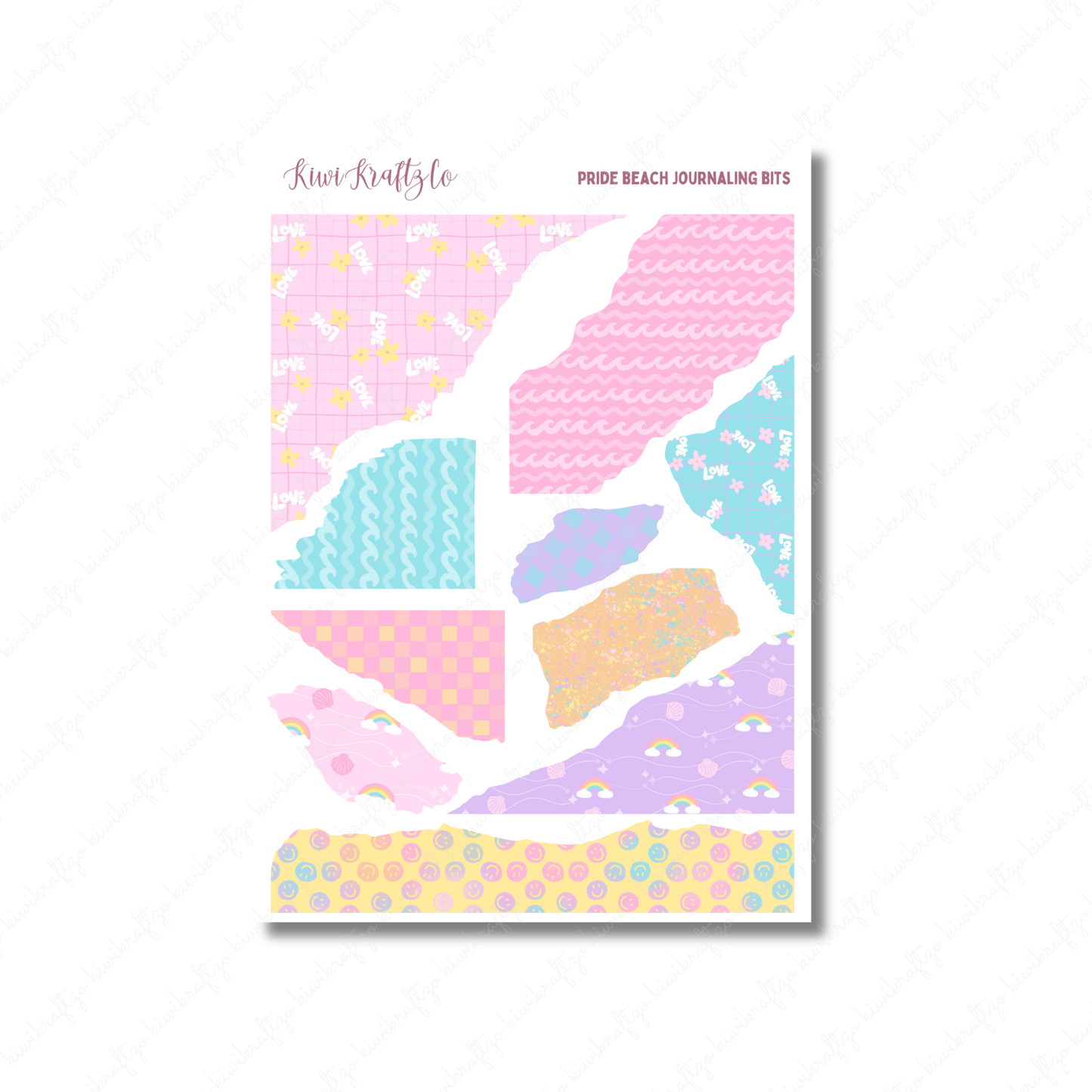 Pride Beach Journaling Bits