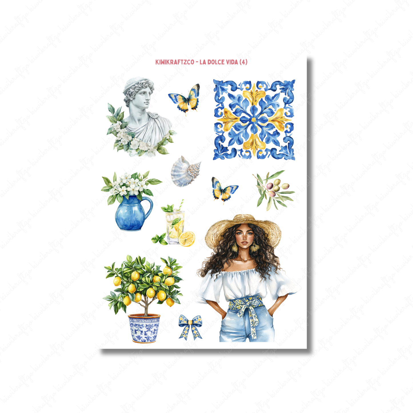 La Dolce Vida PHYSICAL Sticker Kit - Petite Size