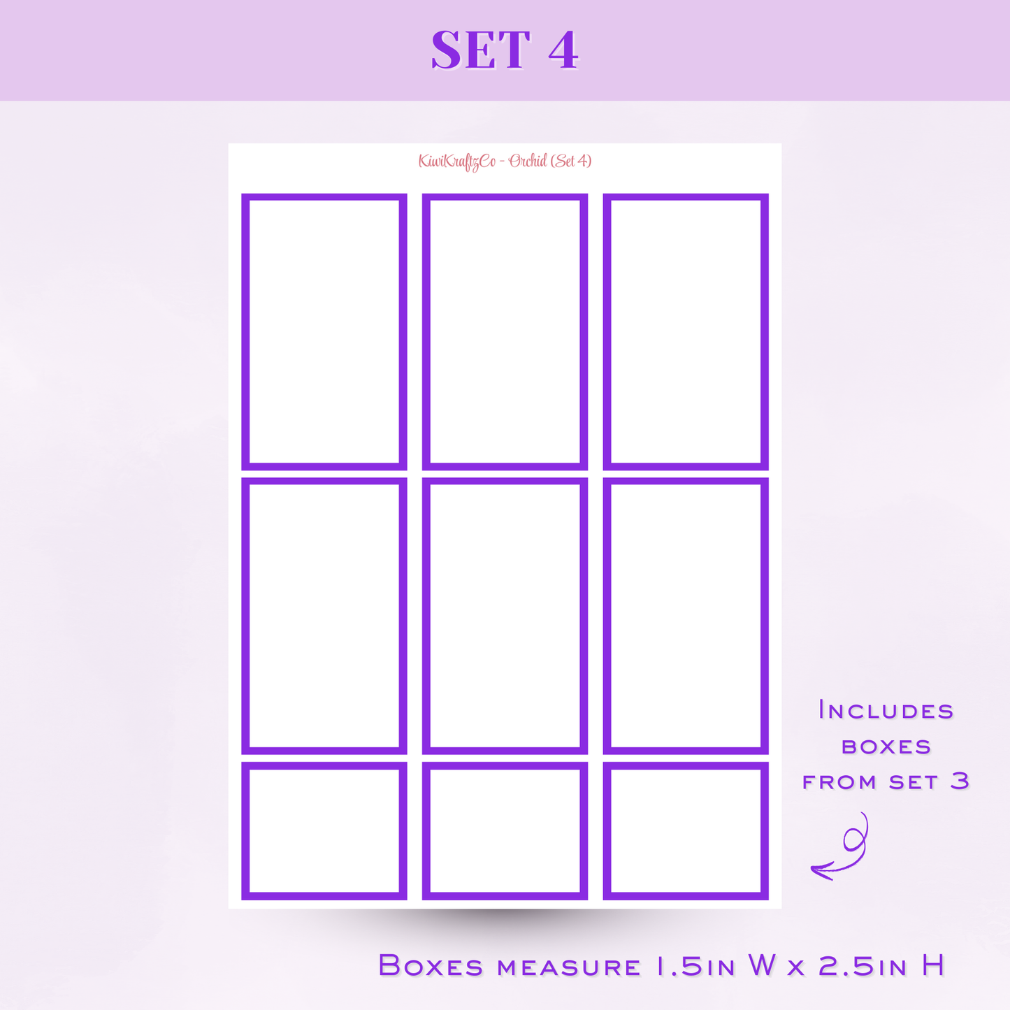 Classic Rainbow Functional Shapes - Orchid