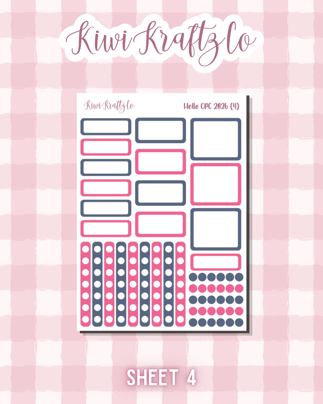 Hello CPC 2026 PHYSICAL Sticker Kit - Petite Size