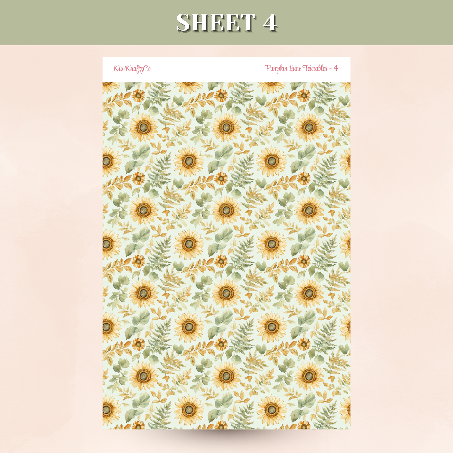 Pumpkin Lane Tearable Sticker Sheets