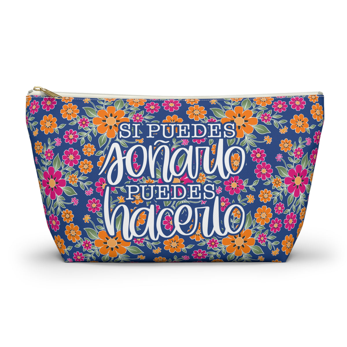 Hispanic Heritage Month - Si Puedes Quote Accessory Pouch w/T-bottom