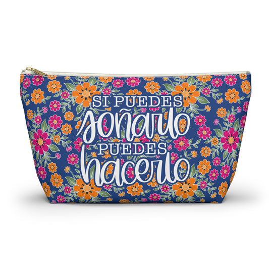 Hispanic Heritage Month - Si Puedes Quote Accessory Pouch w/T-bottom