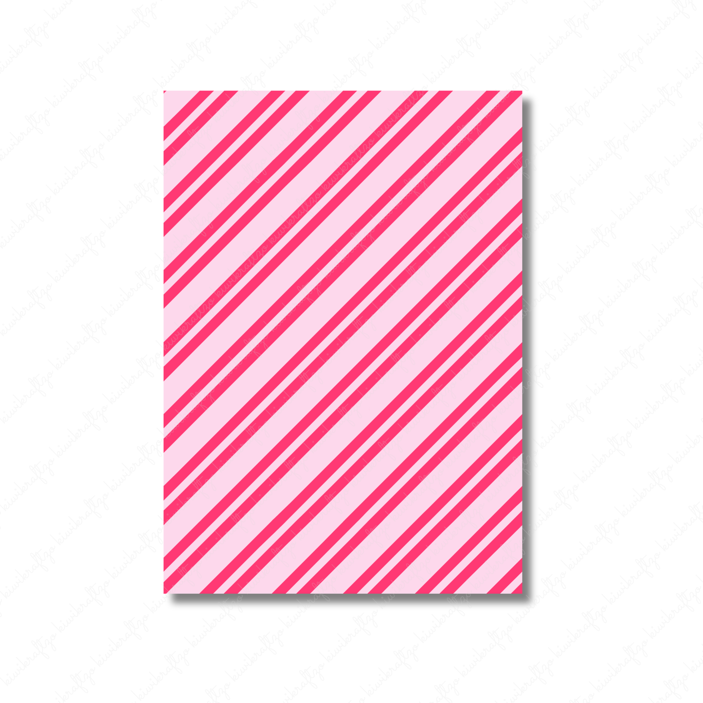 Pink Christmas Tearable Sticker Sheets