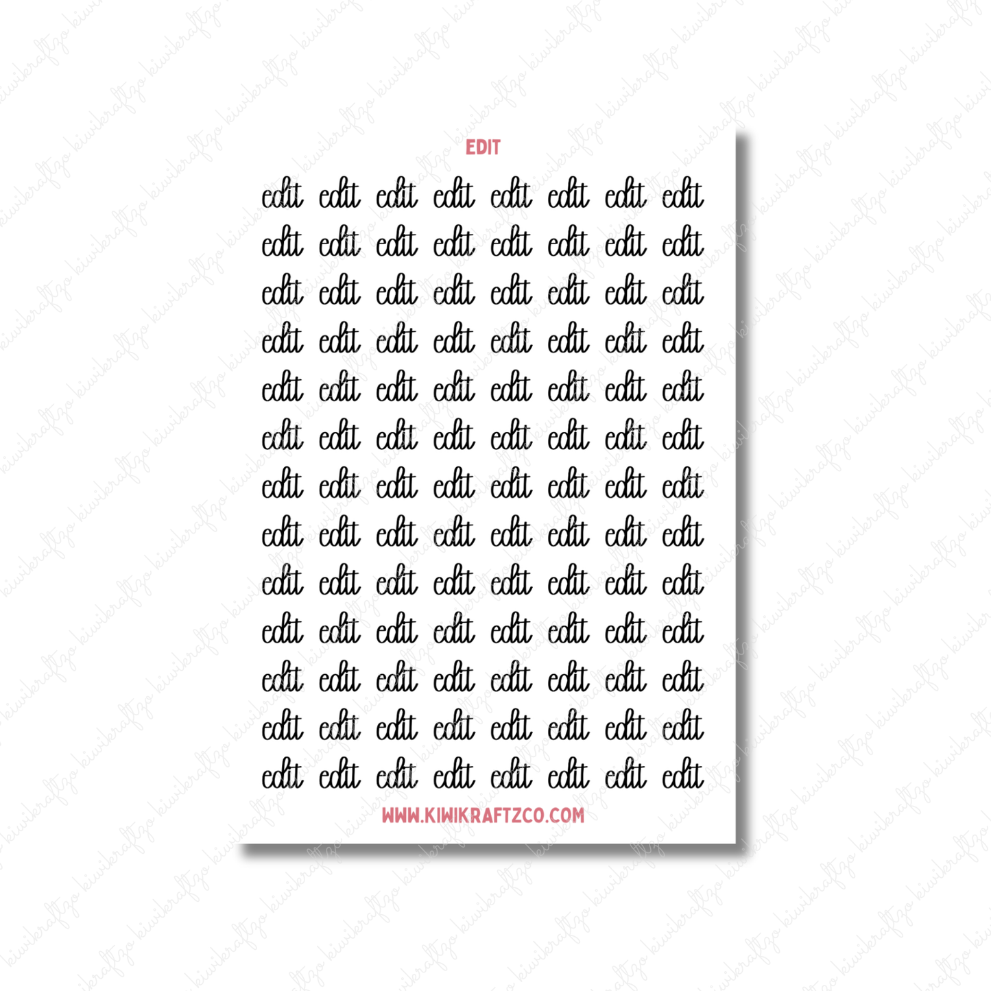 Edit Stickers