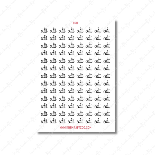 Edit Stickers