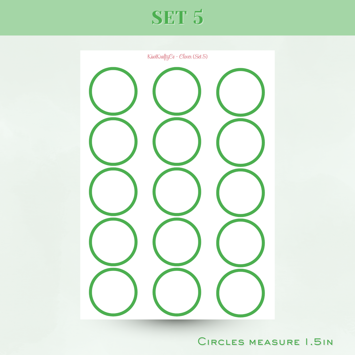 Classic Rainbow Functional Shapes - Clover