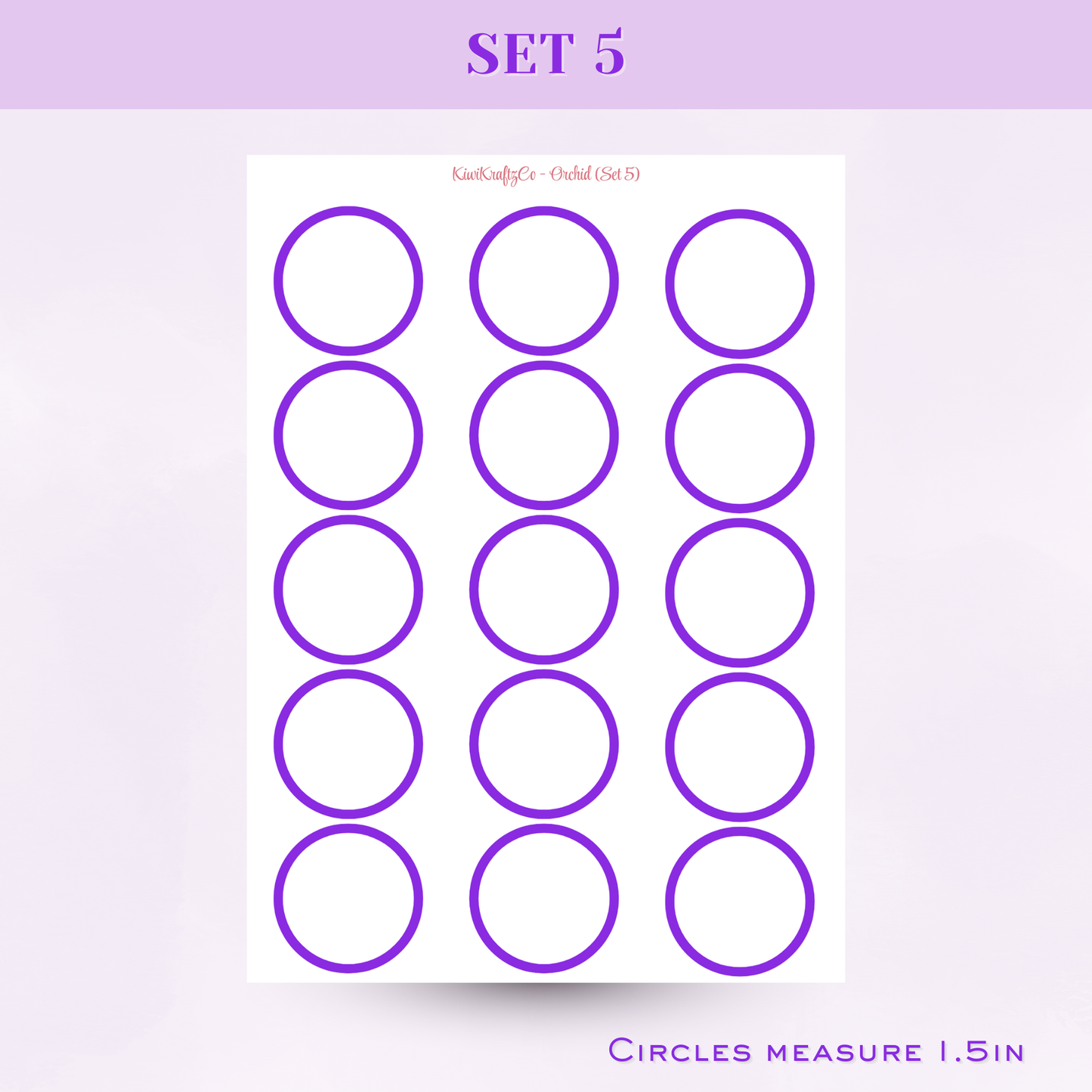 Classic Rainbow Functional Shapes - Orchid