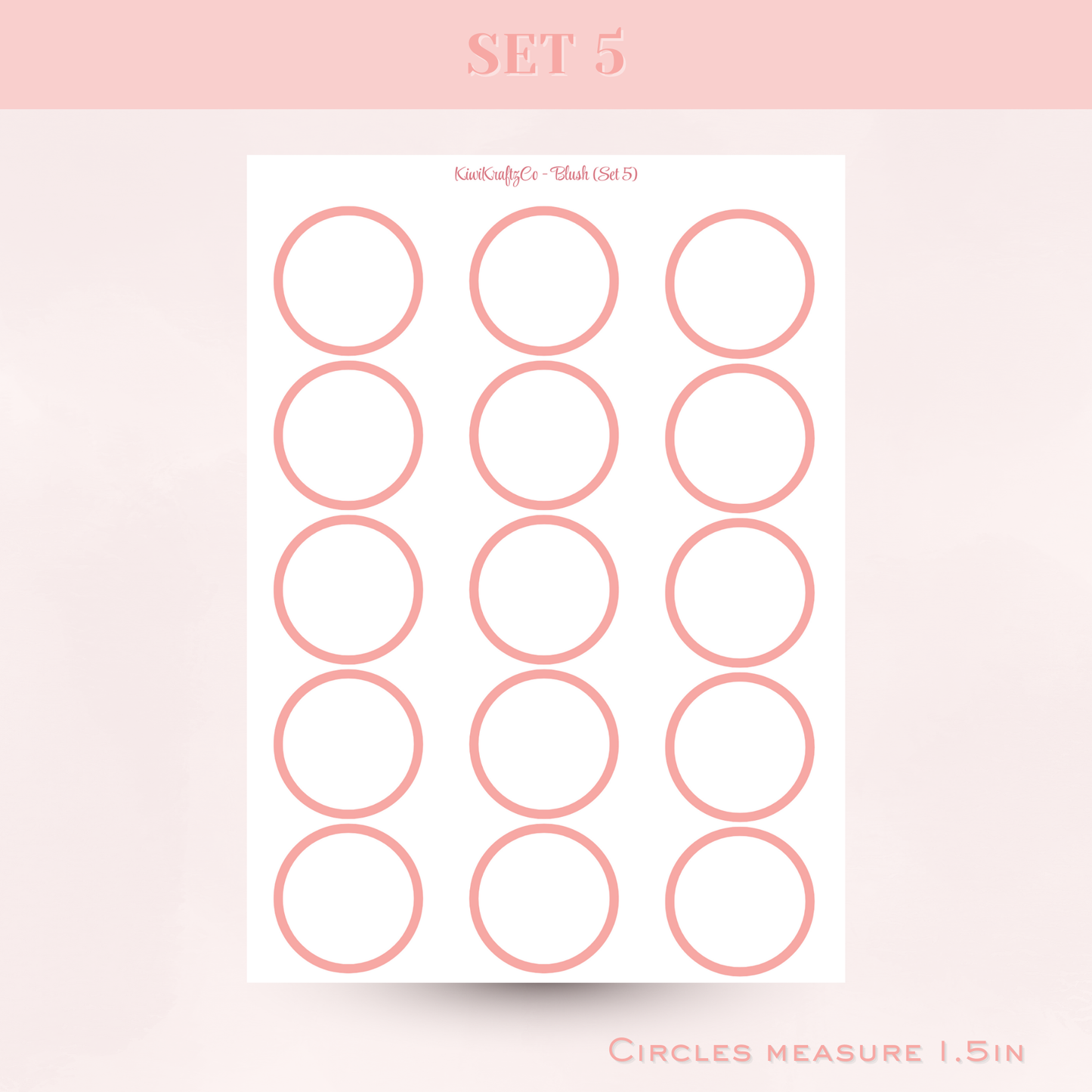 Pastel Functional Shapes - Blush