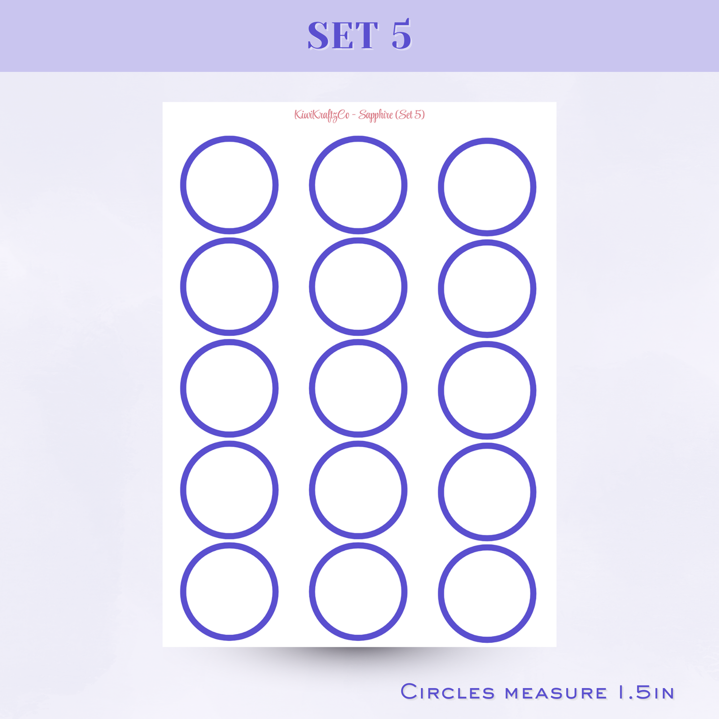 Classic Rainbow Functional Shapes - Sapphire