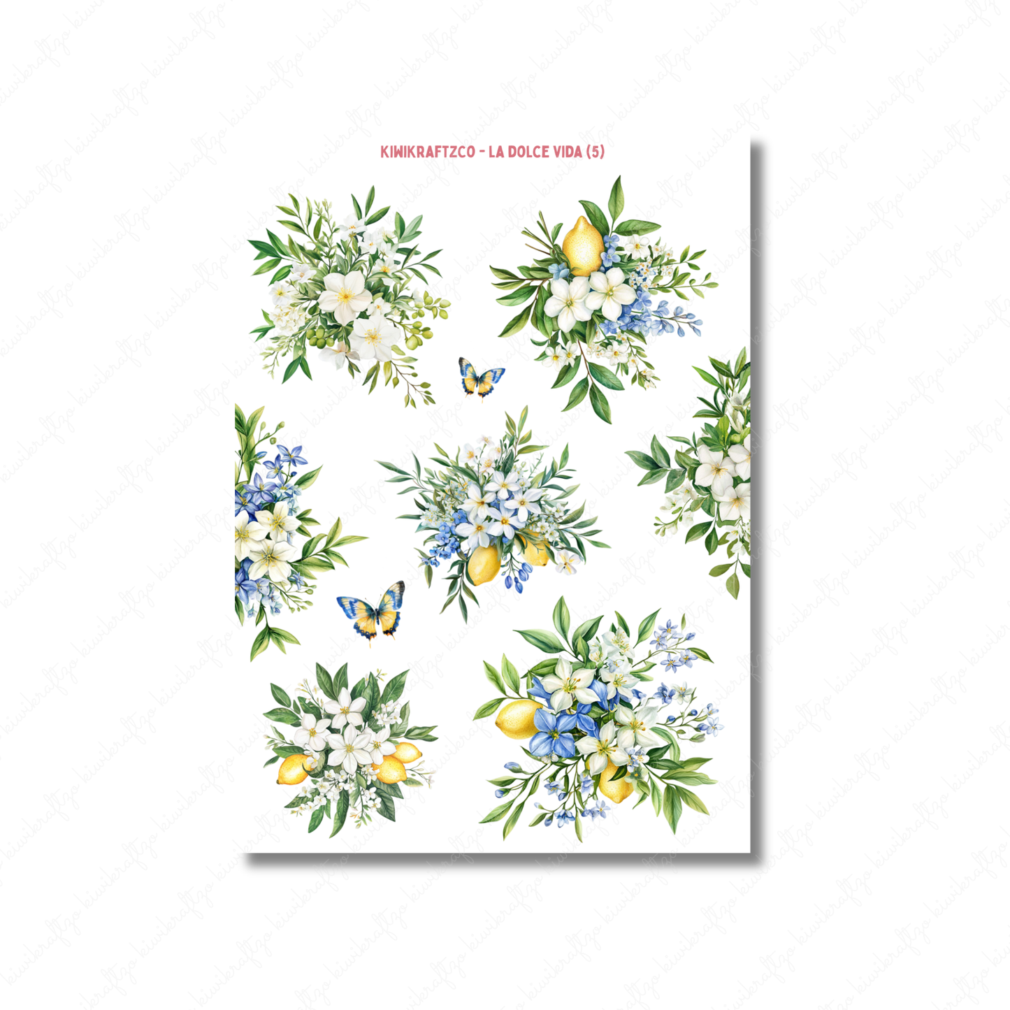 La Dolce Vida PHYSICAL Sticker Kit - Petite Size