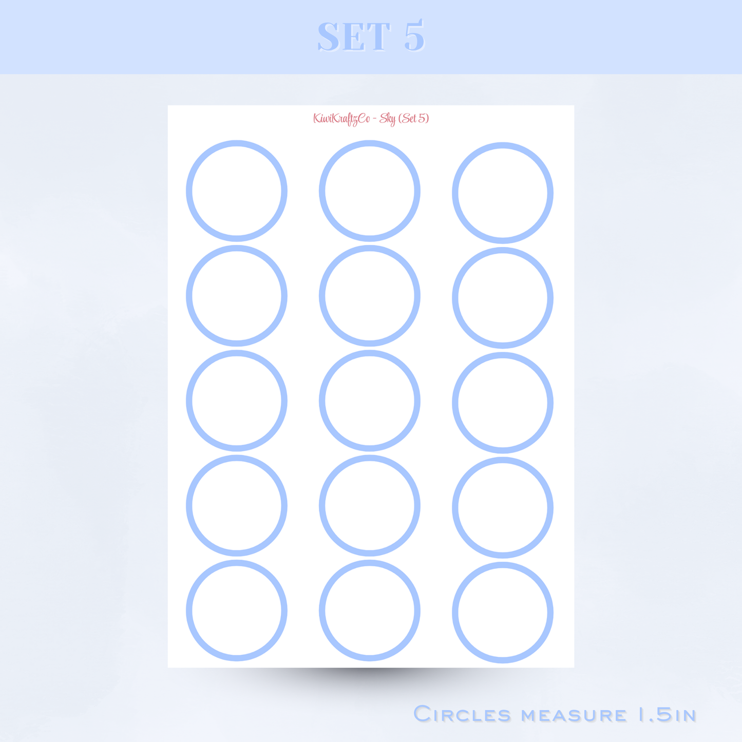 Pastel Functional Shapes - Sky
