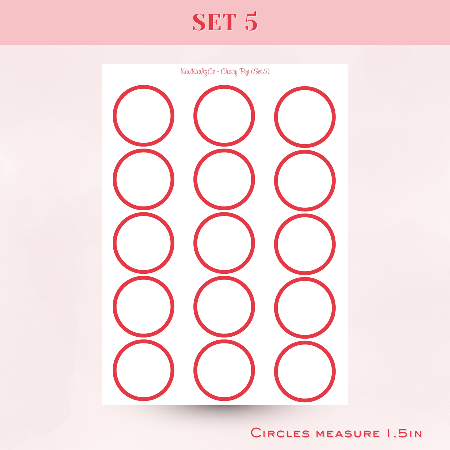 Classic Rainbow Functional Shapes - Cherry Pop