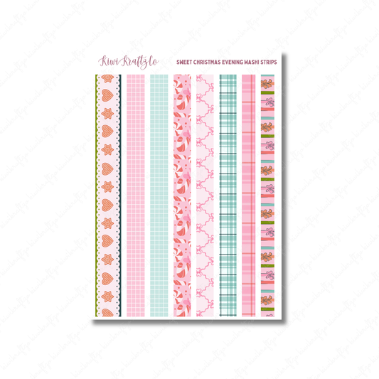Sweet Christmas Evening Washi Strips