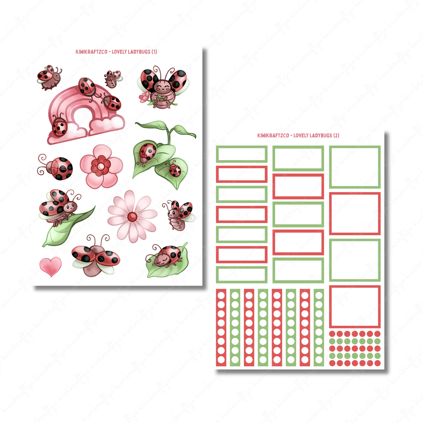 Lovely Ladybugs DIGITAL Bundle