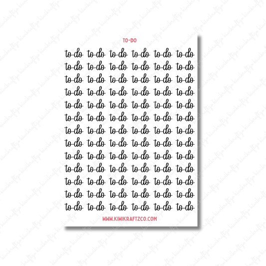 To-Do Stickers