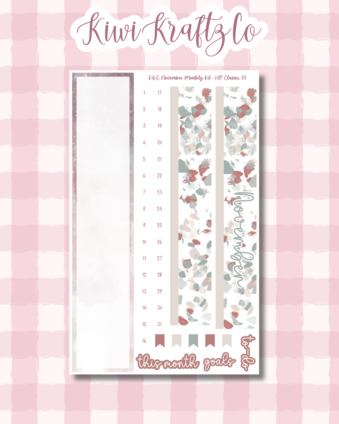 November Monthly Kit - HP Classic