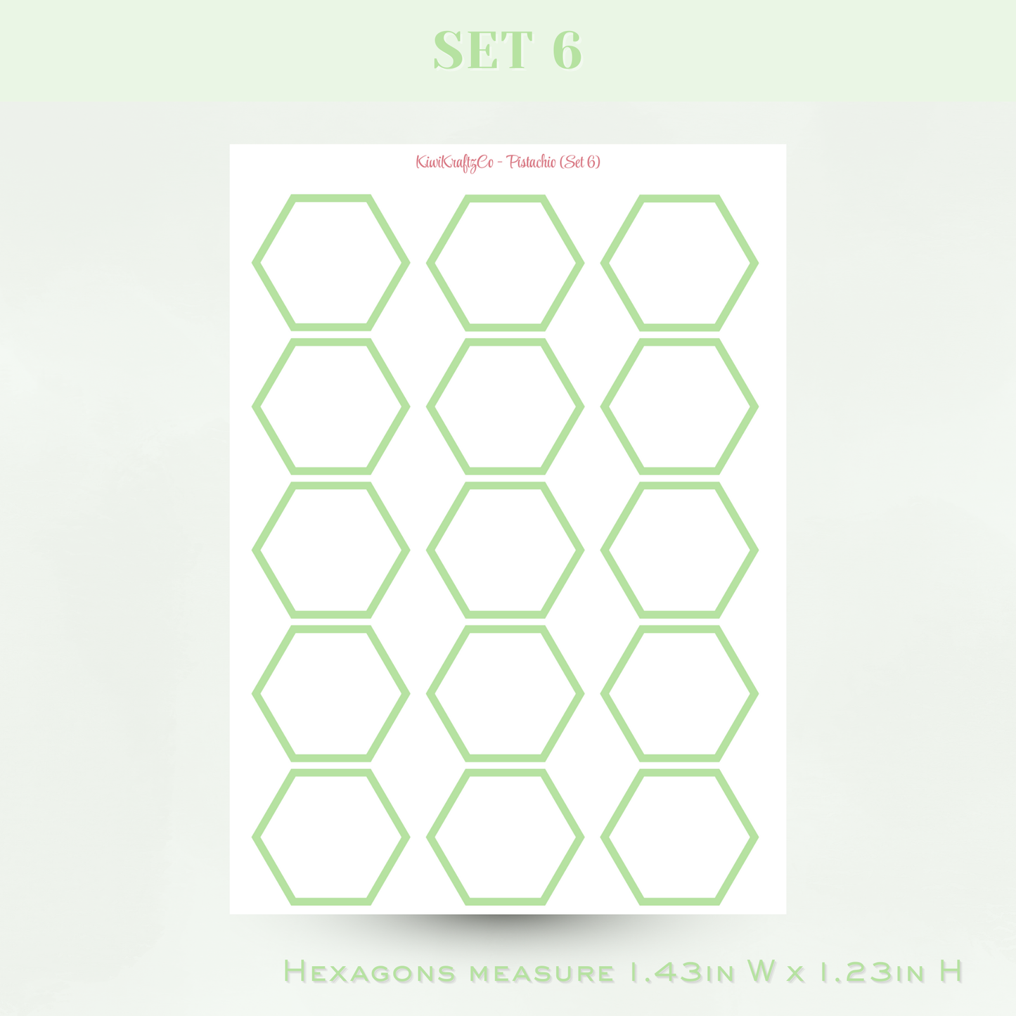 Pastel Functional Shapes - Pistachio
