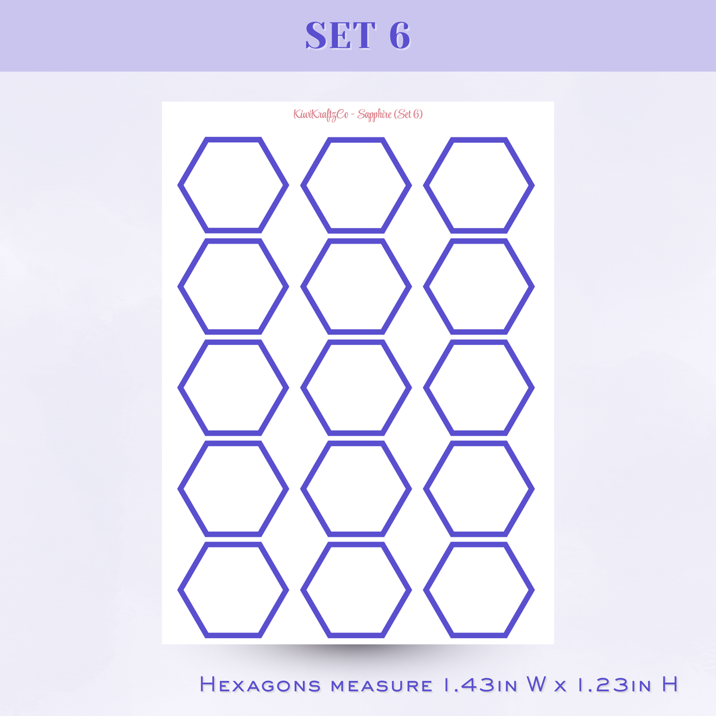 Classic Rainbow Functional Shapes - Sapphire