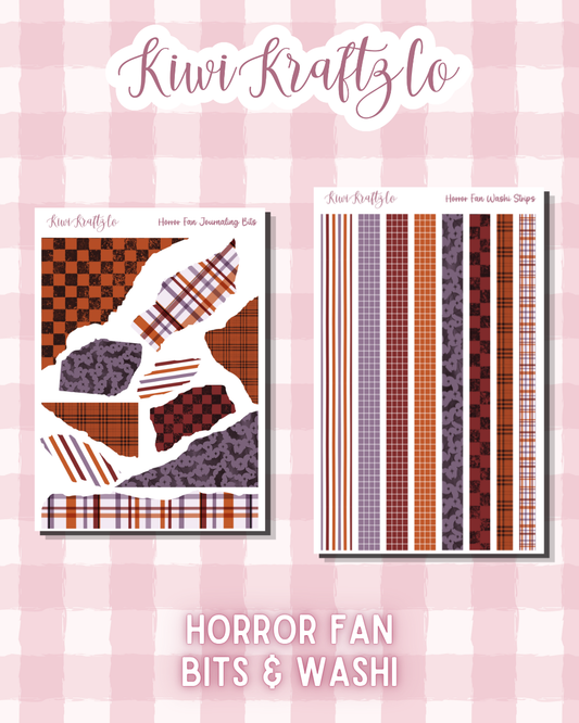 Horror Fan Bits & Washi