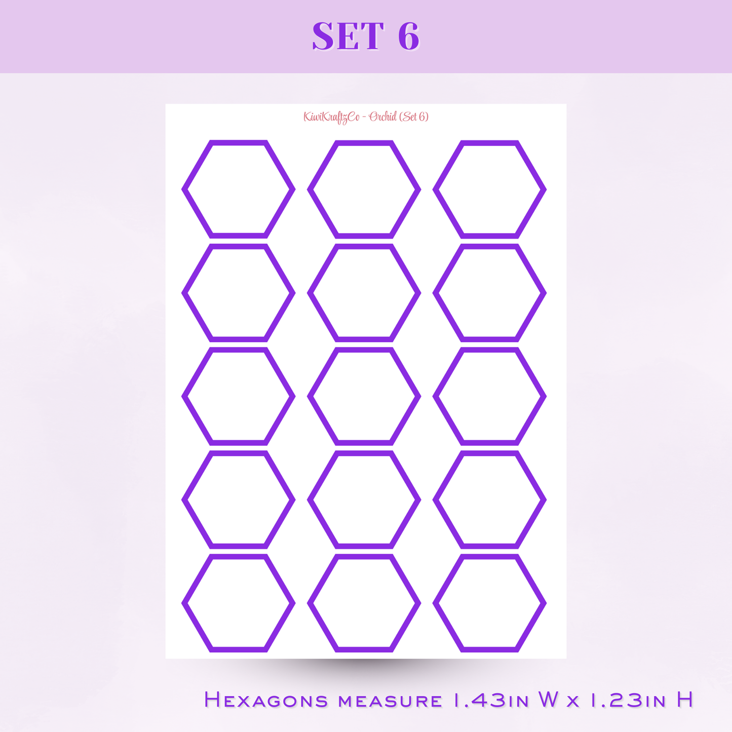 Classic Rainbow Functional Shapes - Orchid