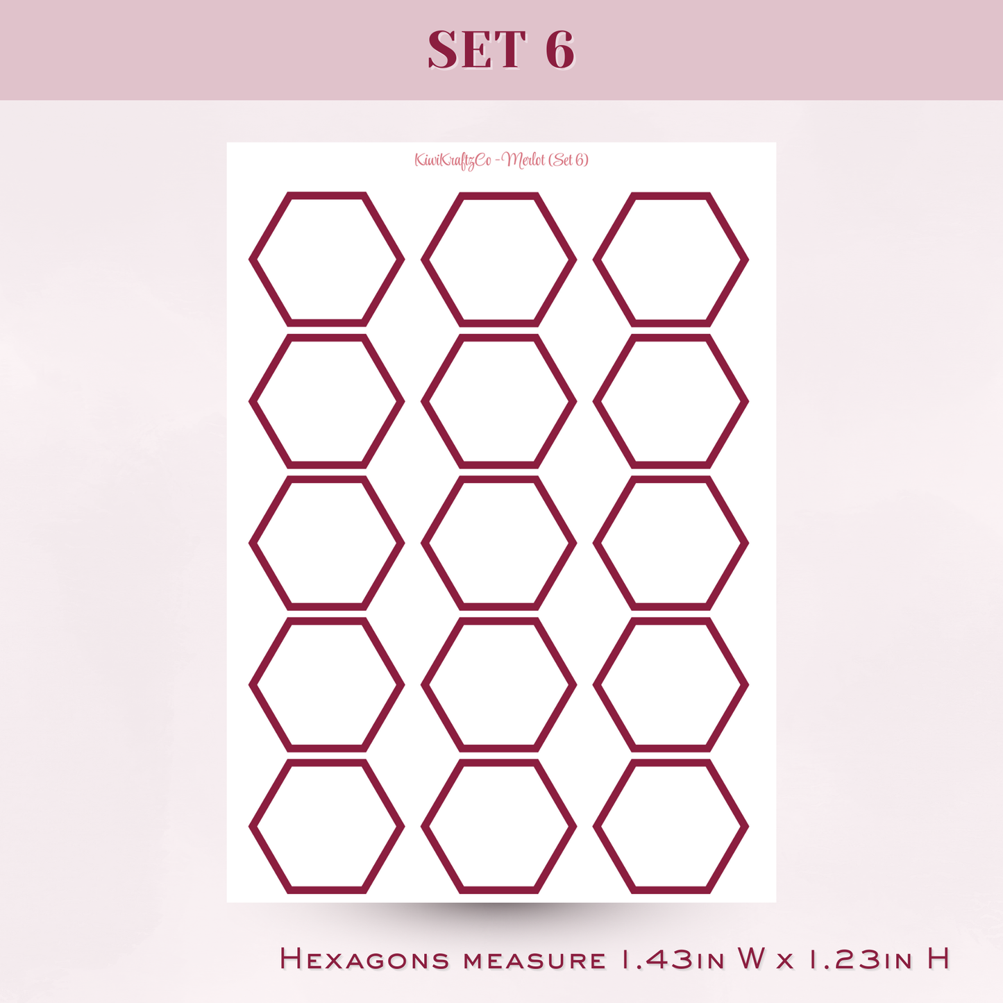 Jewel Tones Functional Shapes - Merlot