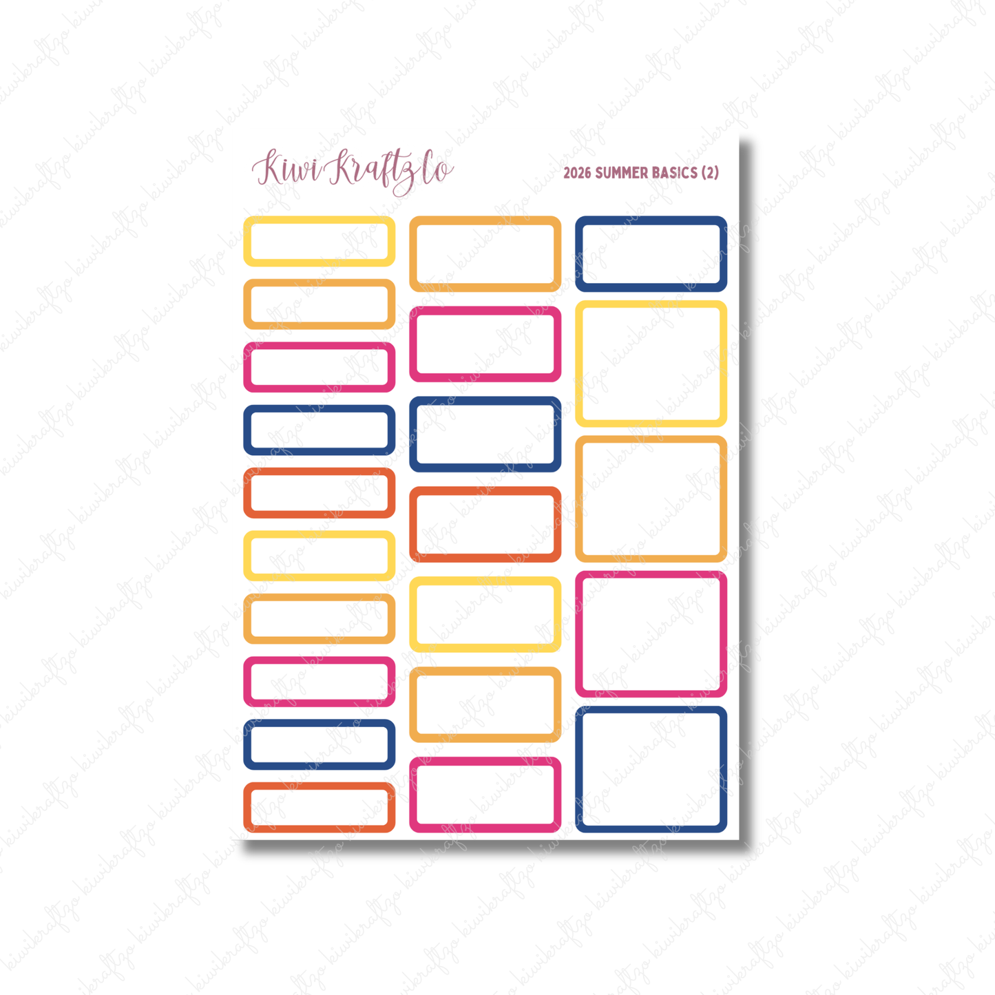 2026 Summer Basics - Standard Size
