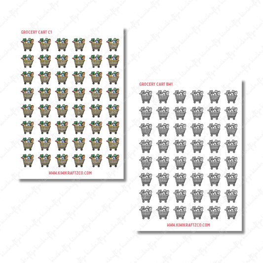 Grocery Cart Icons
