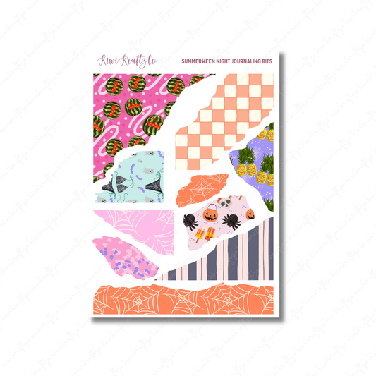 Summerween Night Journaling Bits