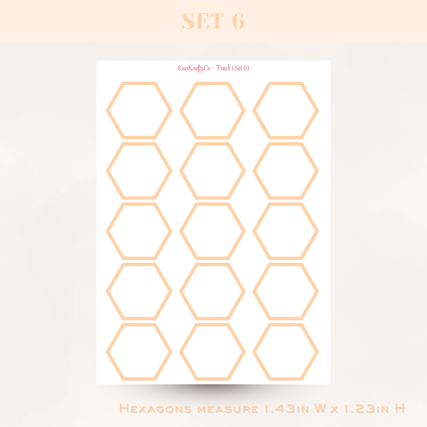 Pastel Functional Shapes - Peach