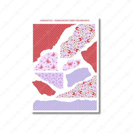 Sweet Orchard Days Journaling Bits DIGITAL