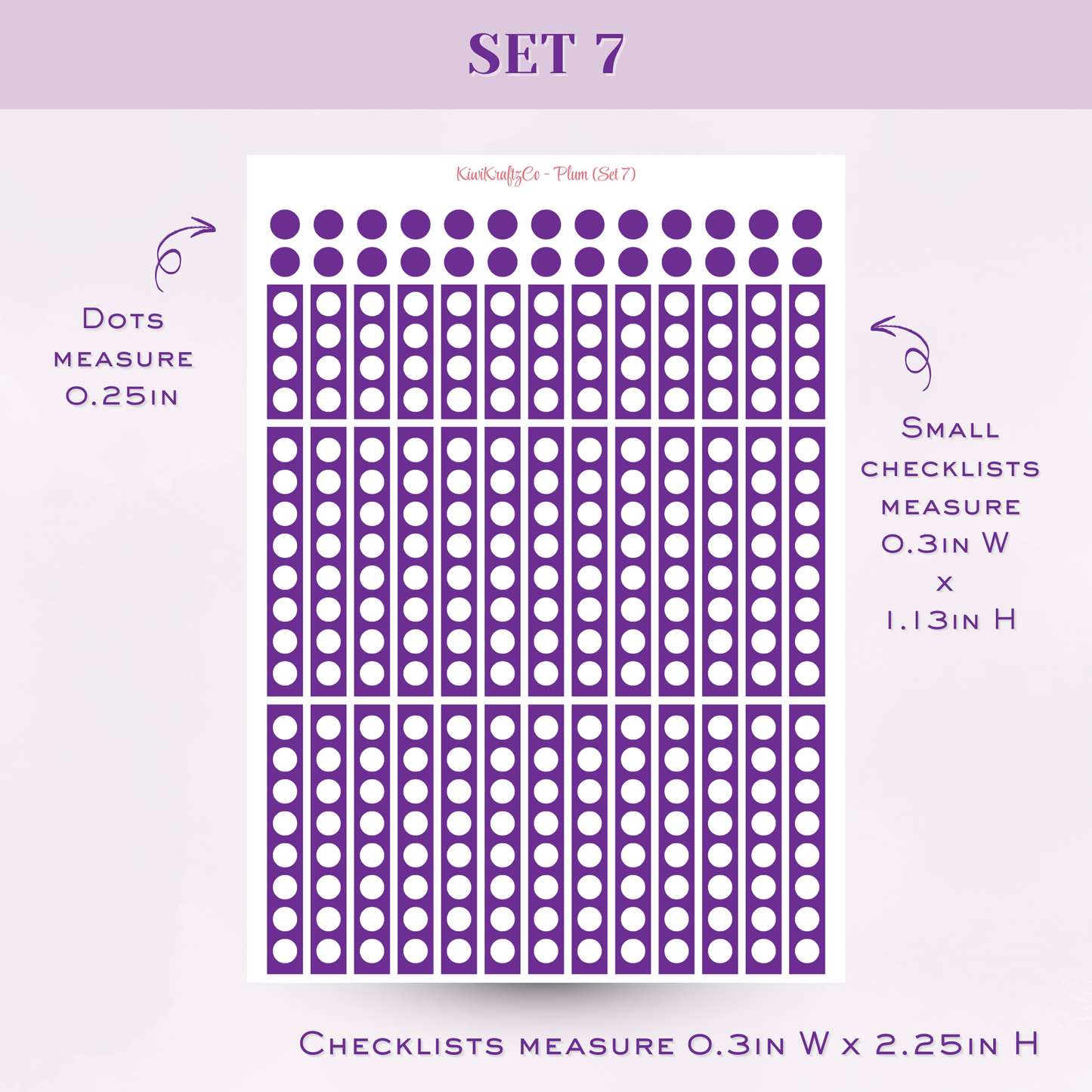 Jewel Tones Functional Shapes - Plum
