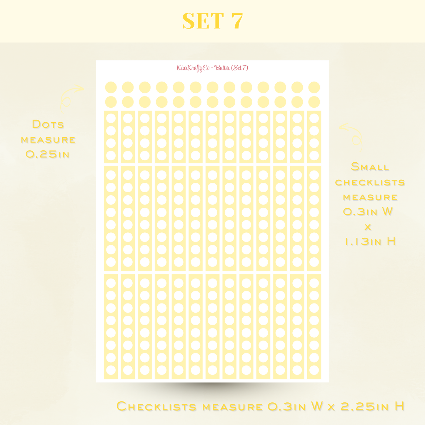 Pastel Functional Shapes - Butter