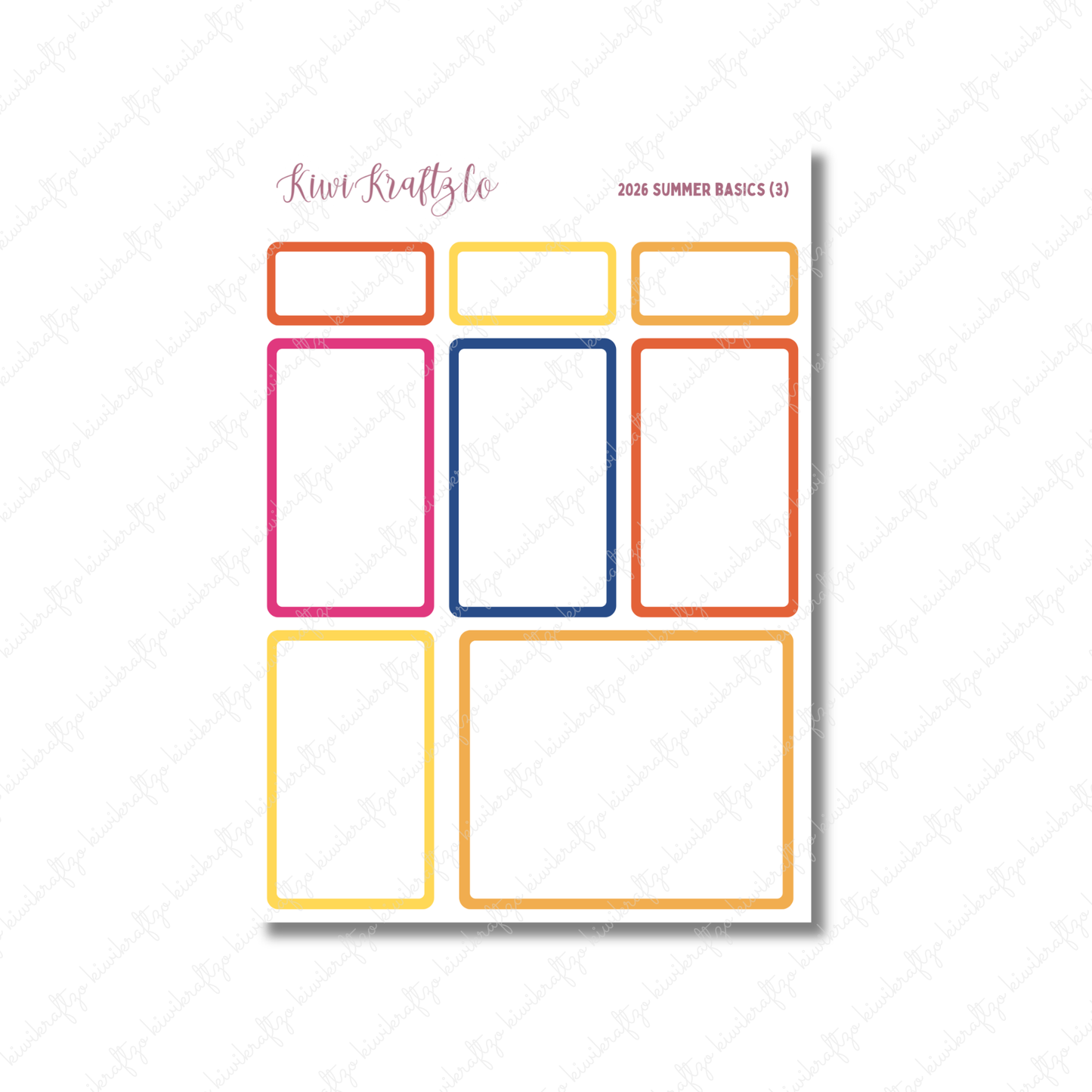 2026 Summer Basics - Standard Size