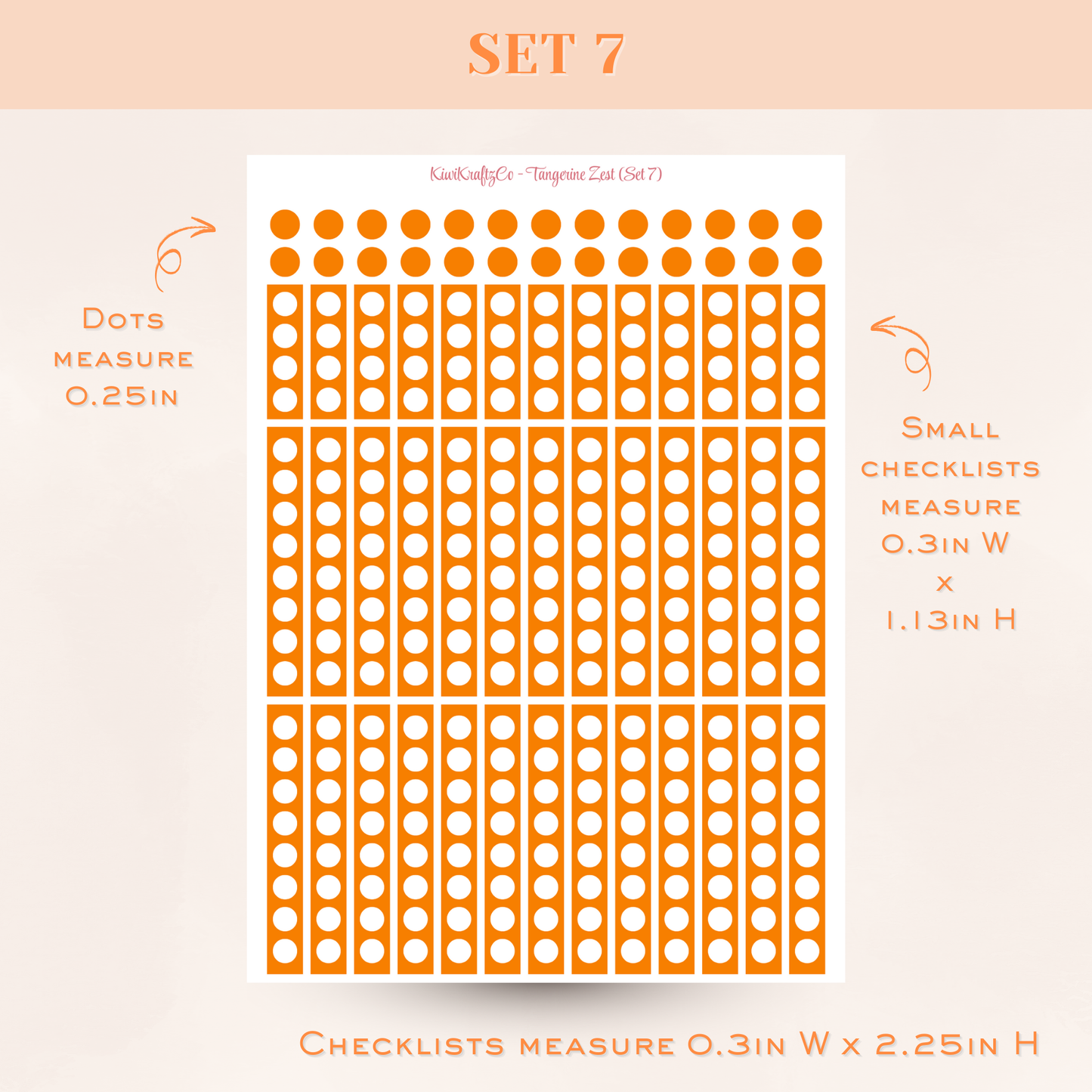 Classic Rainbow Functional Shapes - Tangerine Zest