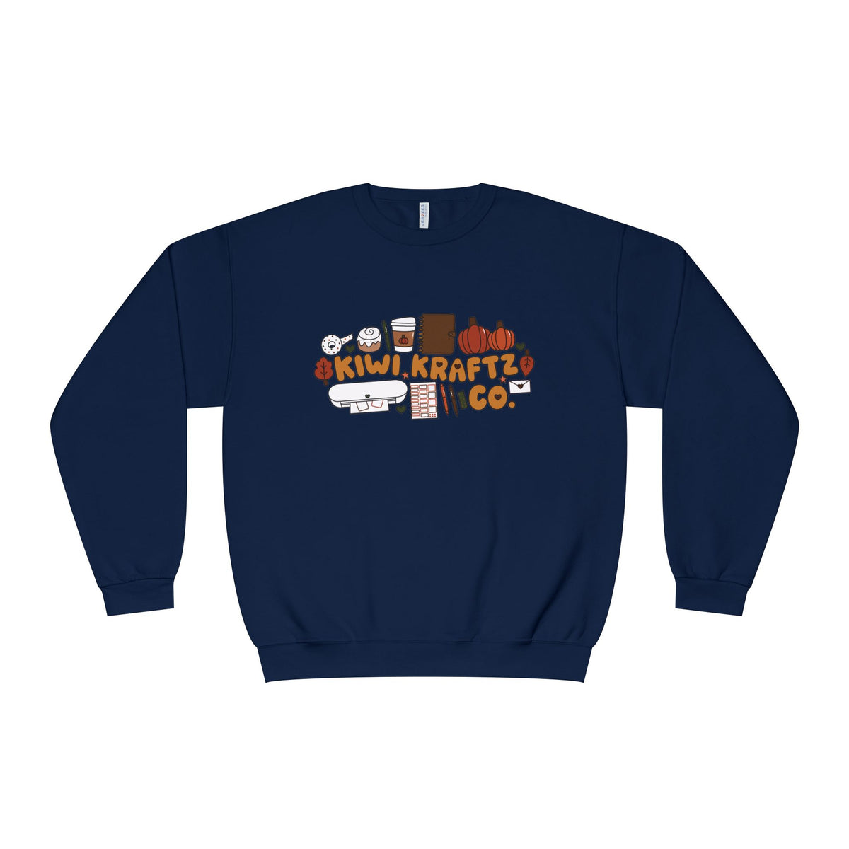 KiwiKraftzCo Fall Doodles Crewneck Sweatshirt