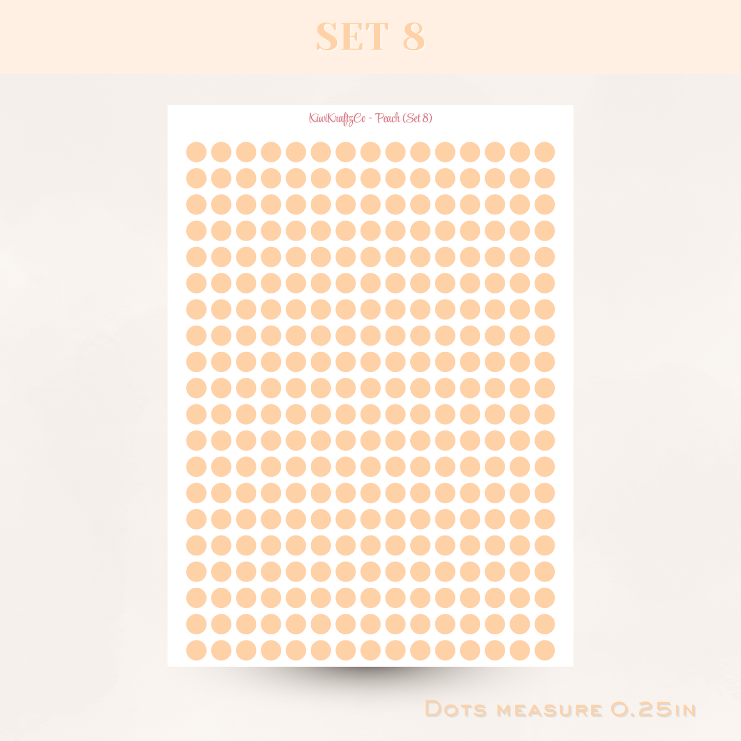 Pastel Functional Shapes - Peach
