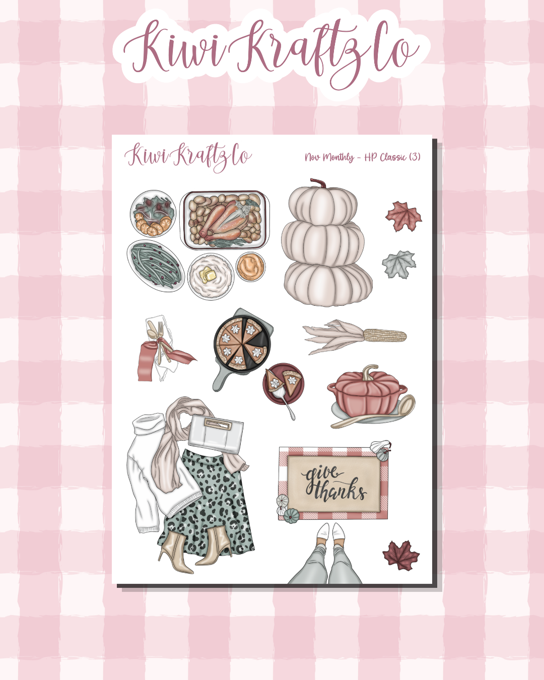 November Monthly Kit - HP Classic